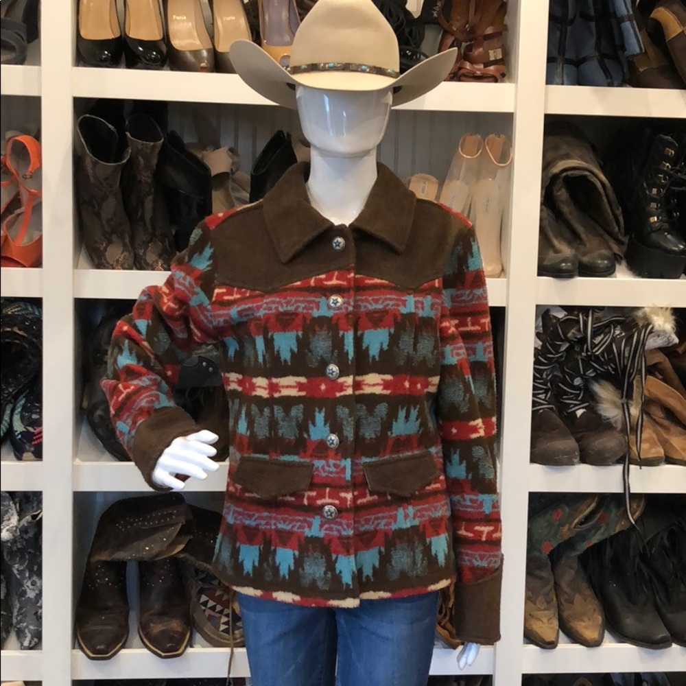 Tasha Polizzi Saddle Blanket Jacket💋